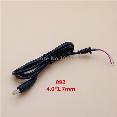 1Pcs Adapter Output Power Cord DC Male Plug with 100cm Cable 5.5*2.5/2.1 4.0*1.7 3.5*1.35 2.5*0.7mm: Lavender