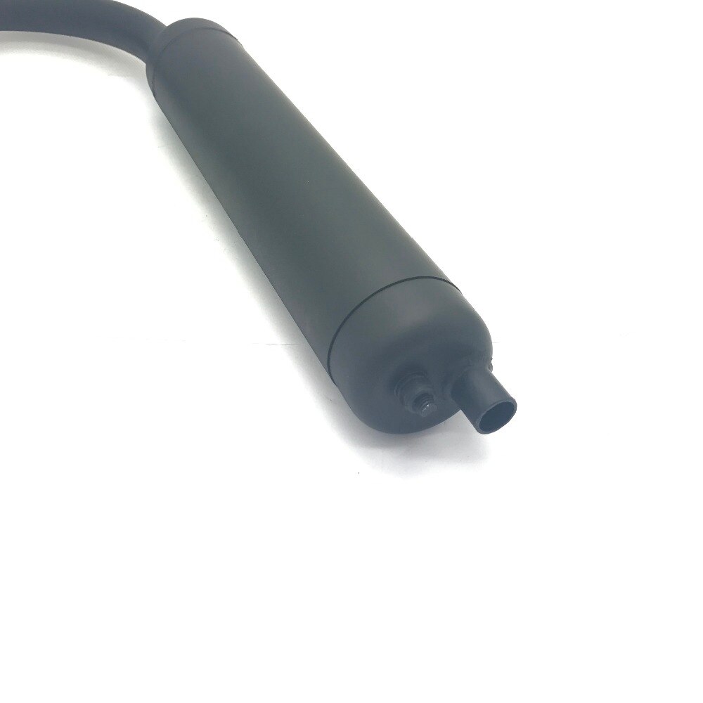 Muffler Exhaust Pipe 49cc 50cc 66cc 80cc 2-Stroke Engine Motorized Bicycles Bike Black