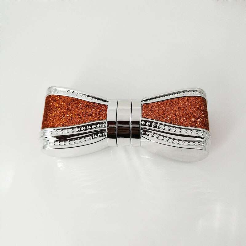 fancy tom bowknot form leppestift rør, leppe pinne container pakking: Oransje