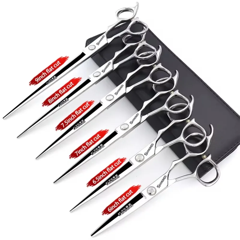 6/7/8/9 Inch hair cutting shears, Hairstylist Barber Scissors Set, Hairdressing long scissors, Hair Cutting Tools