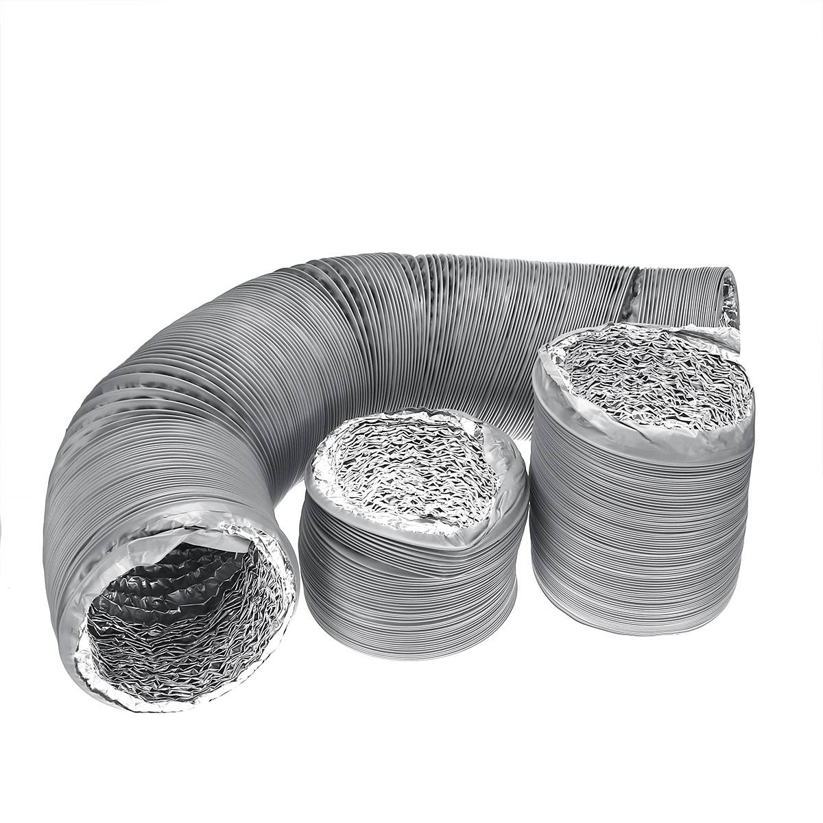 Exhaust Tube 150mm 130mcm 1.5M/3M/6M Flexible PVC Alufoil Exhaust Vent Hose Air Ventilation Exhaust Fan Pipe Kitchen Accessories
