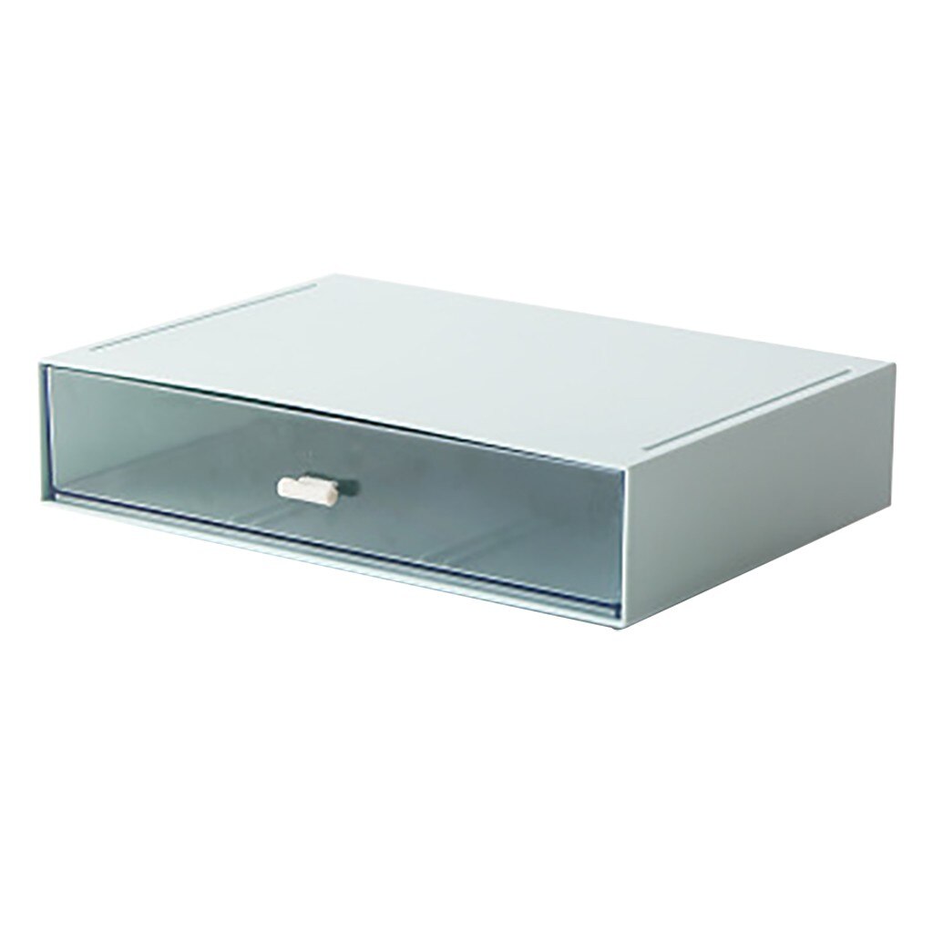 Can Be Combined Cosmetic Storage Box Plastic Cosmetics Box Nail-polish Organizer Swabs-holder Bathroom Storage Box#g30