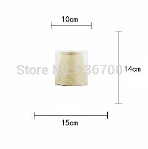 2Stck häufig leinen Stoff lampe Schattierungen, Lampenschirme, E14 See 3cm