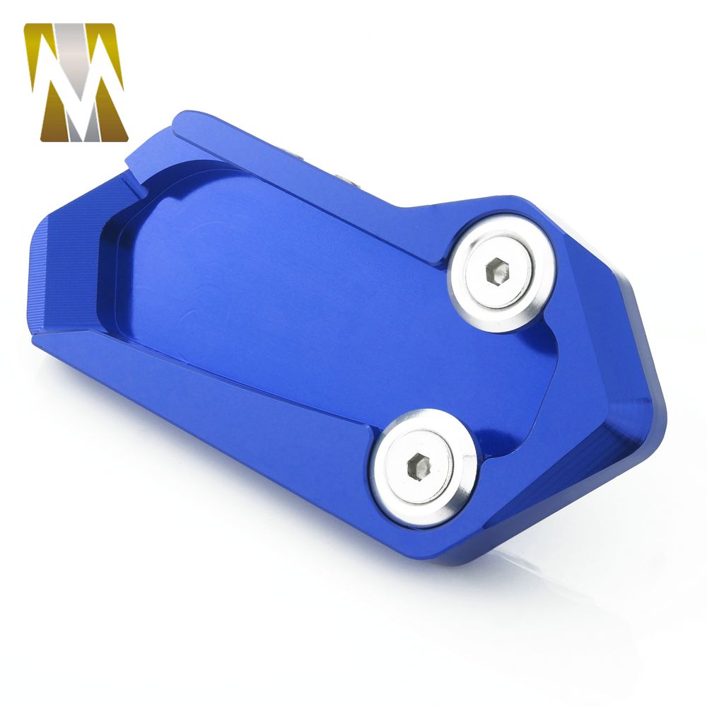 AK 550 tampon de support latéral de supérieure | Pour béquille Kymco AK550, Extension de plaque, bonne AK550 pour Kymco: Bleu