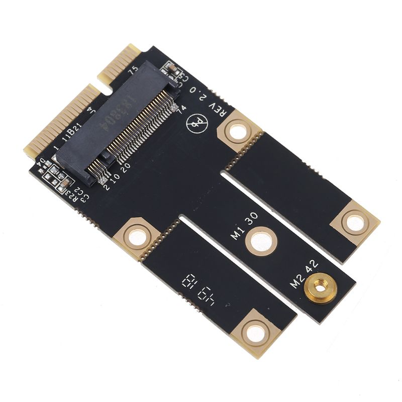 M.2 2242 to Mini Pcie 3G 4G Adapter for SIM Card Slot for EM7355 MU736 Kit PXPA