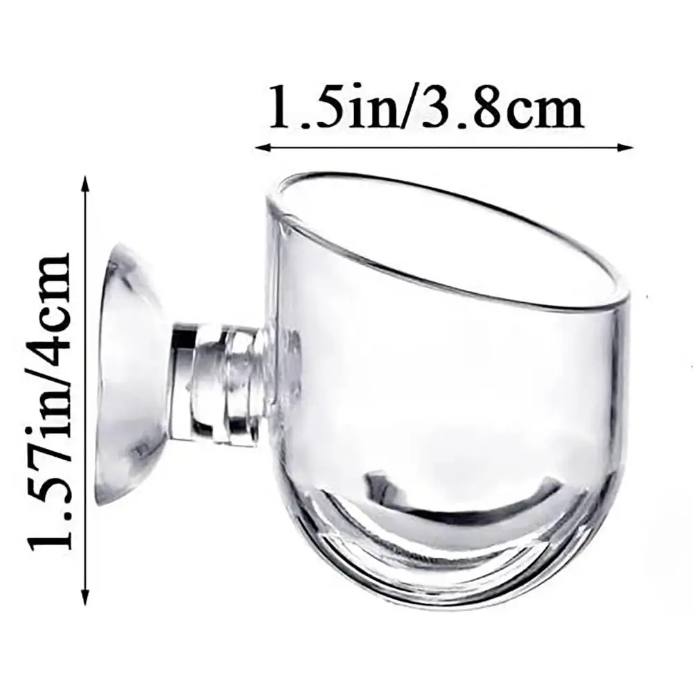 Pote de vidro para decoração de aquário, pote de água de bolinhas para berçário de plantas aquáticas, copo cilíndrico, acessórios para aquário: MARROM