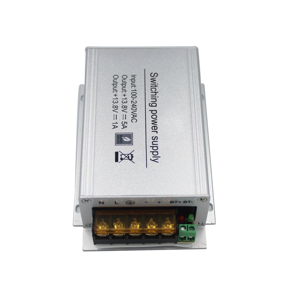 Dc 12v 5a mini-åtkomstkontroll nätadapter aluminiumlegering med reservbatterifunktion för åtkomstkontrollsystem: Default Title