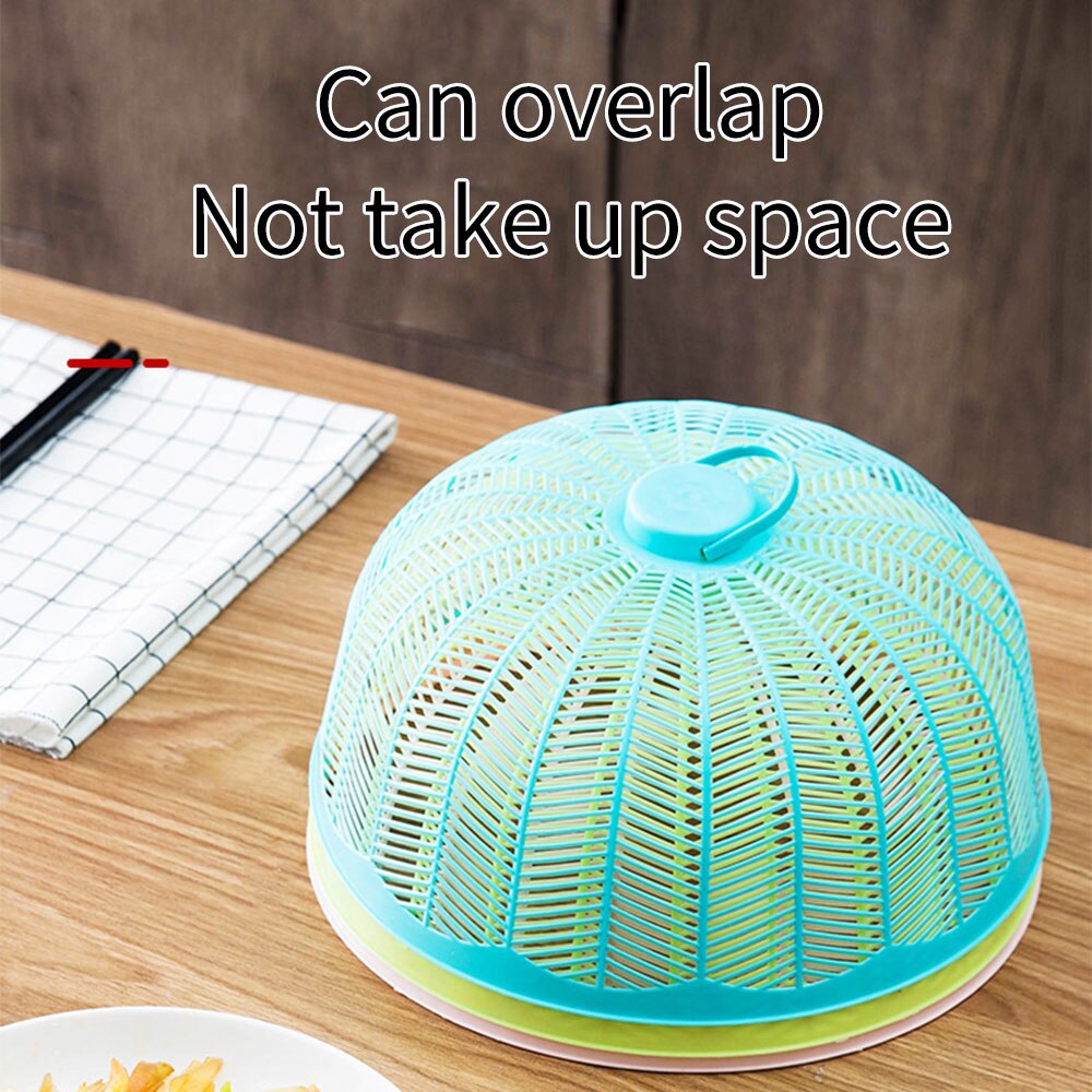 26cm food cover kitchen set dishes easy to clean heat insulation table cover leftover food dust cover protective cover