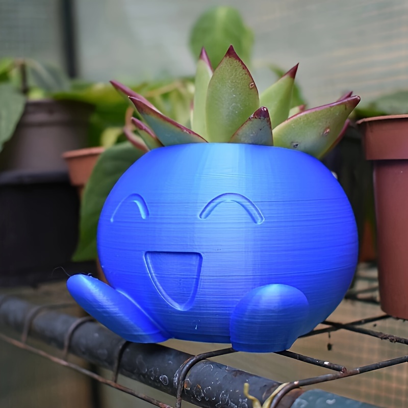 Maceta Oddish, maceta Oddish, maceta suculenta, macetero: Blanco