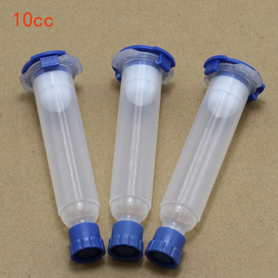 EFD 3CC 5CC 10CC 30CC 50CC Red Transparent Black Dispens Plastic Industrial Syringe Barrel Liquid Dispenser Adhesive Container