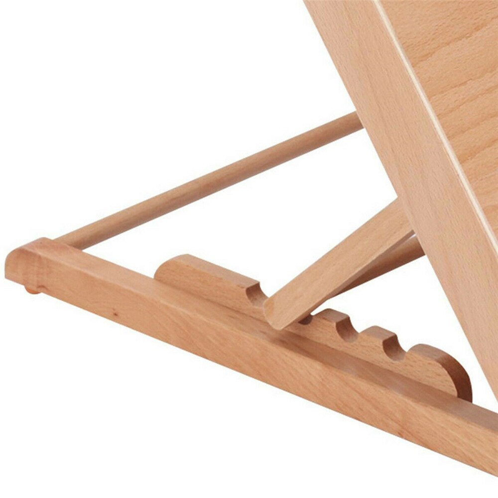 Verstelbare Houten Kunst Tekentafel Houten Bureau Canvas Workstation Schets Schildersezel