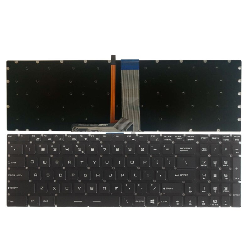 oss laptop tastatur til msi ms -16 j 1 ms-16 j 2 ms-16 j 3 ms-16 j 9 ms-179b ms -17 c 1 tastatur