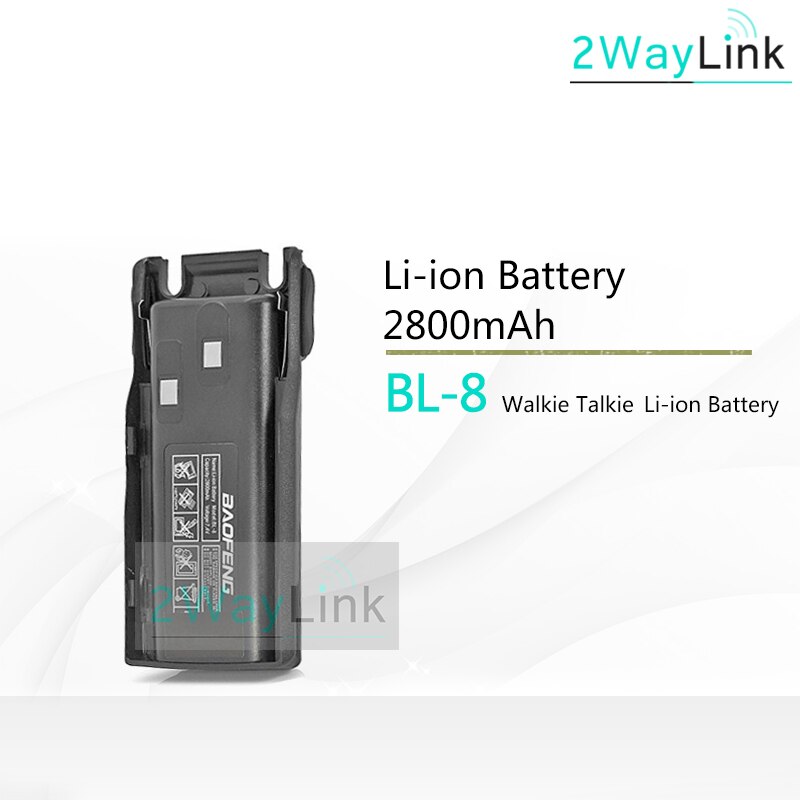 Baofeng UV-82 Batteria BL-8 Opzionale da 2800mAh 3800mAh Li-Ion batteria per UV-82 Più UV-8D UV-89 UV-82HX Radio UV-82HP Batteria