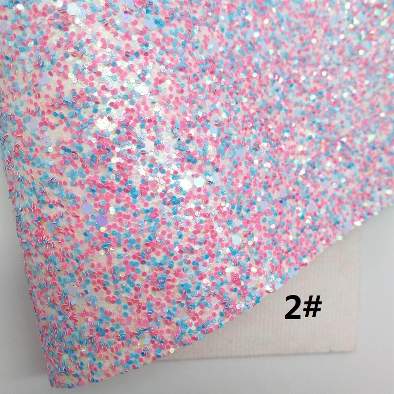Pink glitter stof, striber imiteret stof, hjerter syntetisk læder stof plader til sløjfe  a4 21 x 29cm blinkende ming  xm835