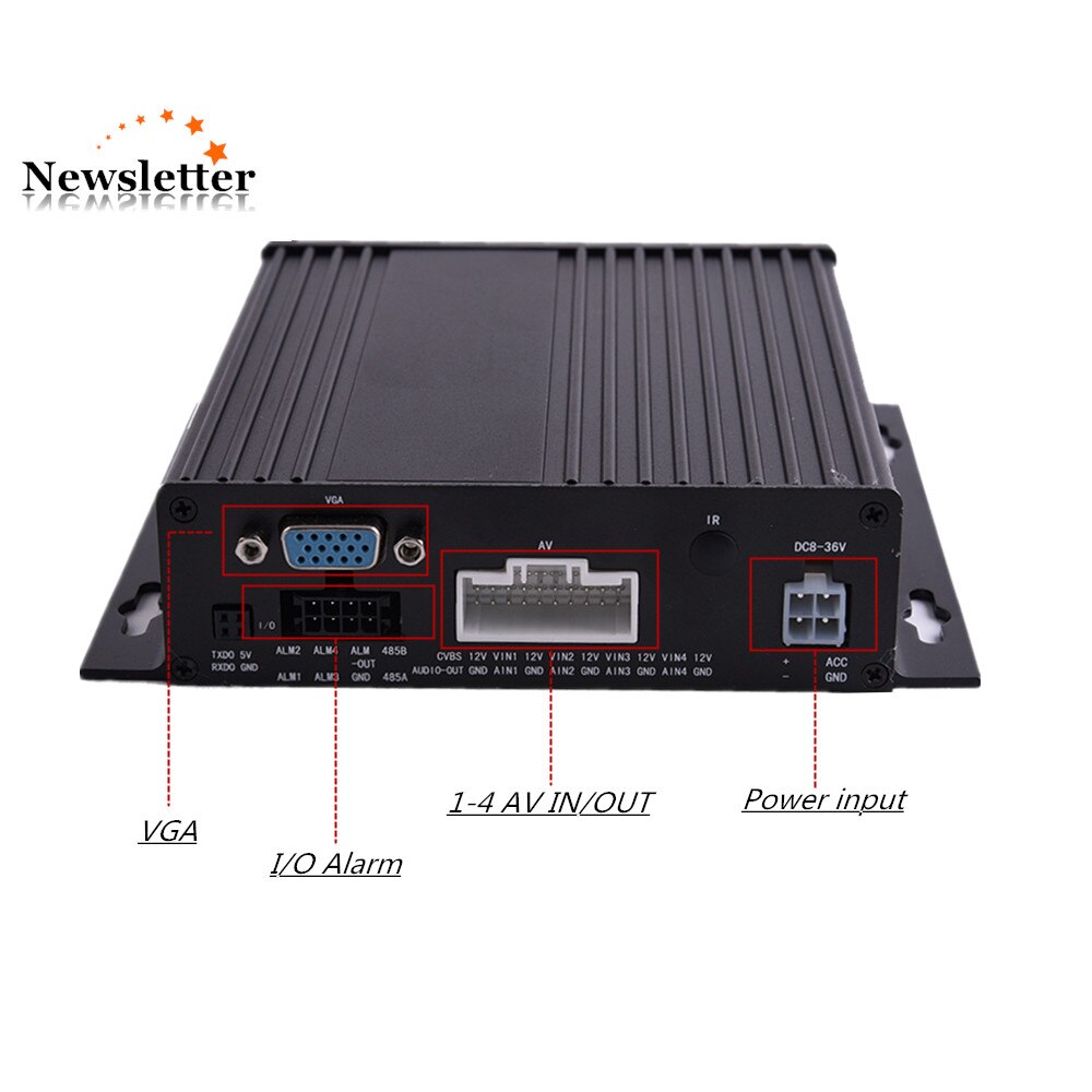 H.264 AHD SD MDVR 4ch 720P/960H SD Mobile DVR