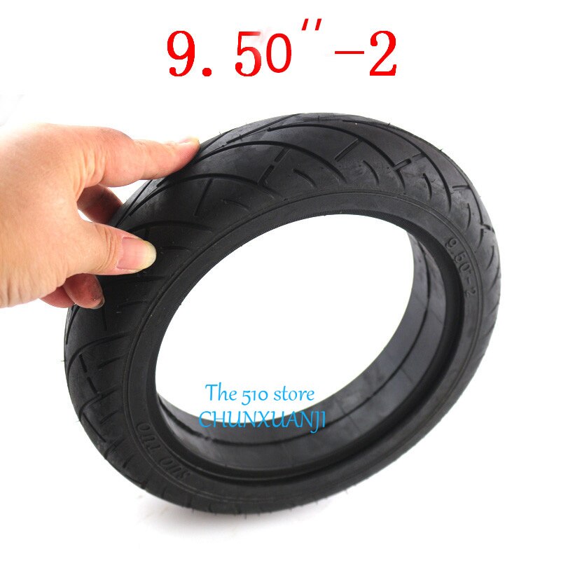 Pneu solide pour Scooter à gaz | 1 pièce, 9.50 ''-2 Scooter électrique/Scooter électrique pneu de rechange sans air, pneu caoutchouc 9.50-2