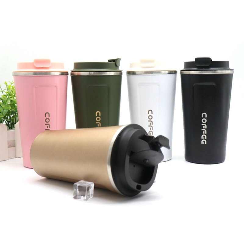 coffee cup double insulation vacuum flask 18/8 stainless steel Drinking water mug promotional travel