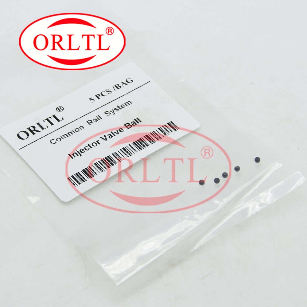 5pcs/bag ORLTL Half Ball Common Rail Injector Valve Ball Auto Engine Diesel Fuel Injection Adjusting Ball For Denso Series