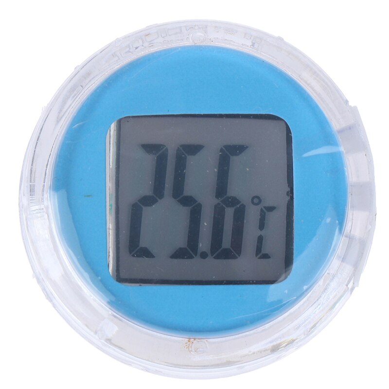 1PC Mini Wasserdichte Motorrad Digital Thermometer Wasserdichte Uhr Auto Innen Uhren Instrumente Motorrad Zubehör