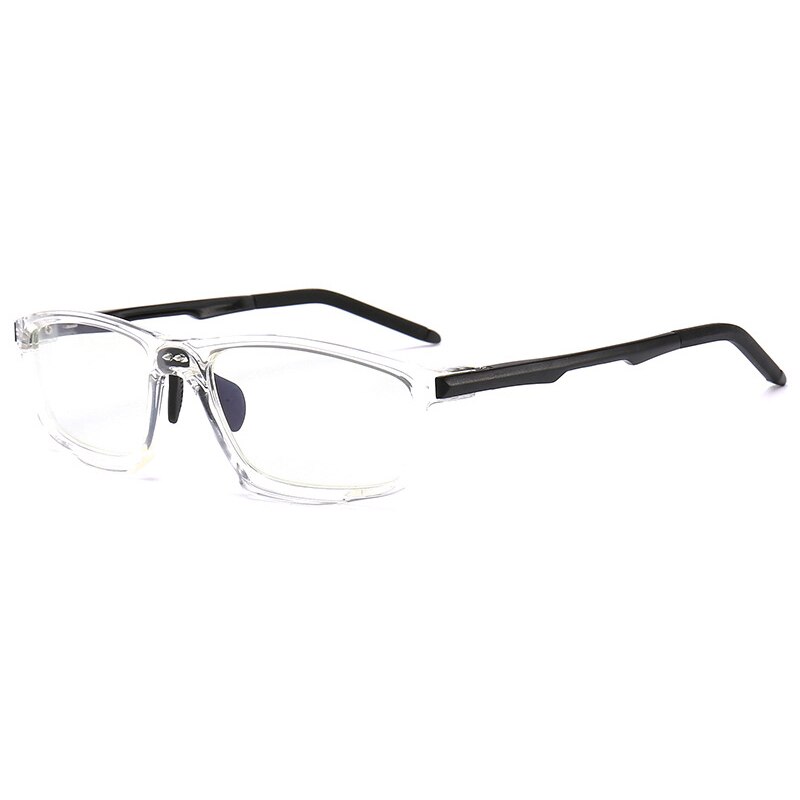 Blue Light Block Glasses Flexible Outdoor Sport Photochromic Sunglasses Computer Glasses Anti Blue Ray Glasses UV Men: Photochromic white