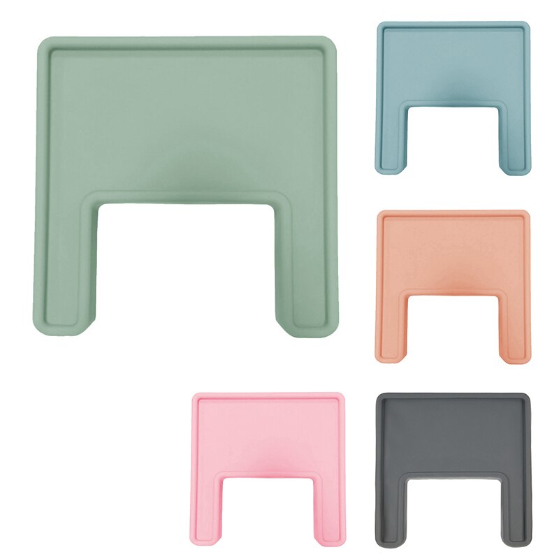 ! Mantel Individual de silicona con cobertura de grado alimenticio para trona de bebé, alfombrilla de alimentación de silicona para bebé