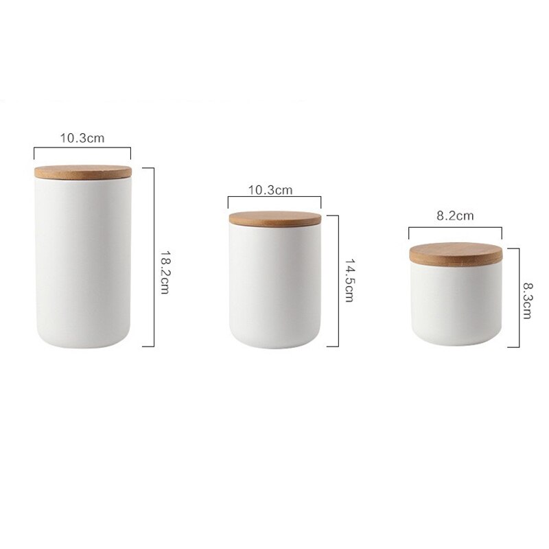 nordisch Keramik Luftdichten Dosen Kaffee Tee mit Deckel Haushalt Lebensmittel Lagerung Boxen Gläser Küche Kleine Lagerung Dosen
