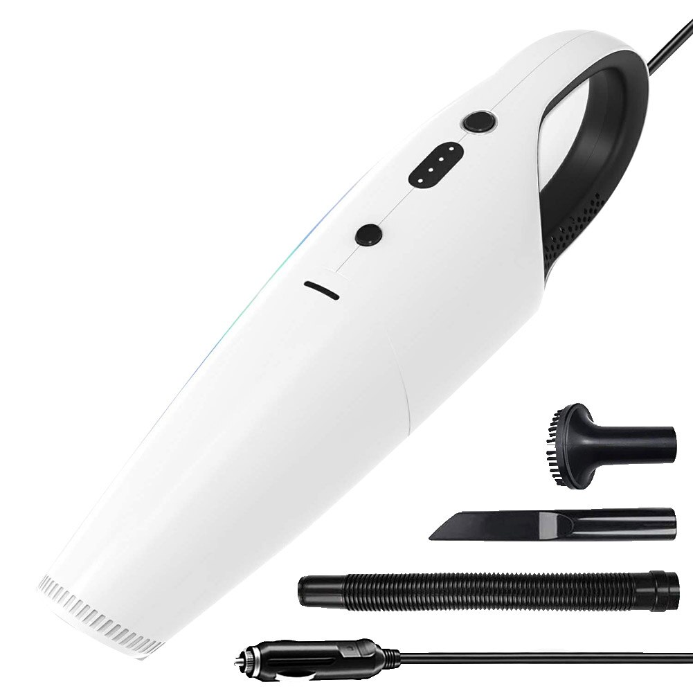 120w 12v handhållen våt/torr dubbelanvändning starkt sug bilrengöring plastdammsugare läder & klädselrengöring för bil: Default Title