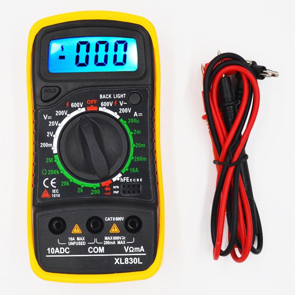 Digitale Multimeter Xl830l Draagbare Hoge Precisie Digitale Display Universal Strap Backlight Elektrische Multifunctionele Meter