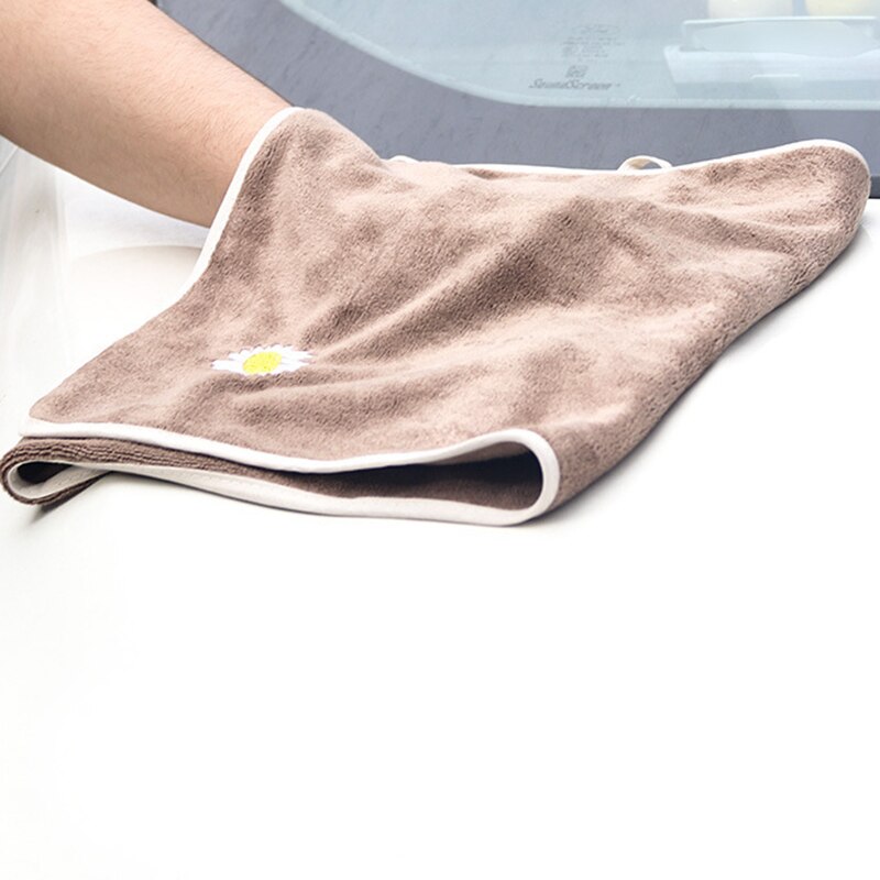 Super Absorbent Towel Thick Microfiber Cleaning Cloth Multipurpose Soft Printed Towel For Home Kitchen Car Face Wash Towel