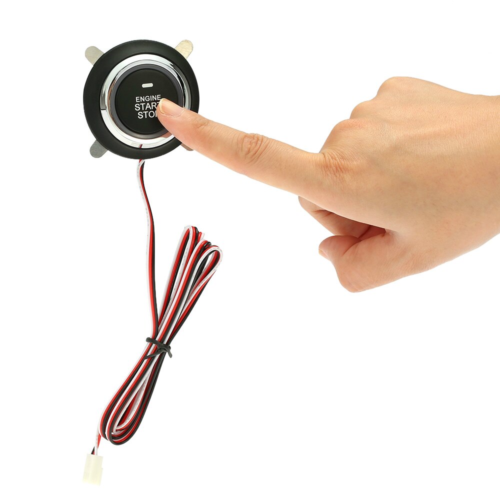 Chsky universal bilmotor start stopp trykknapp system auto start-stopp knapp bil alarm ekstern motor tenning start knapp