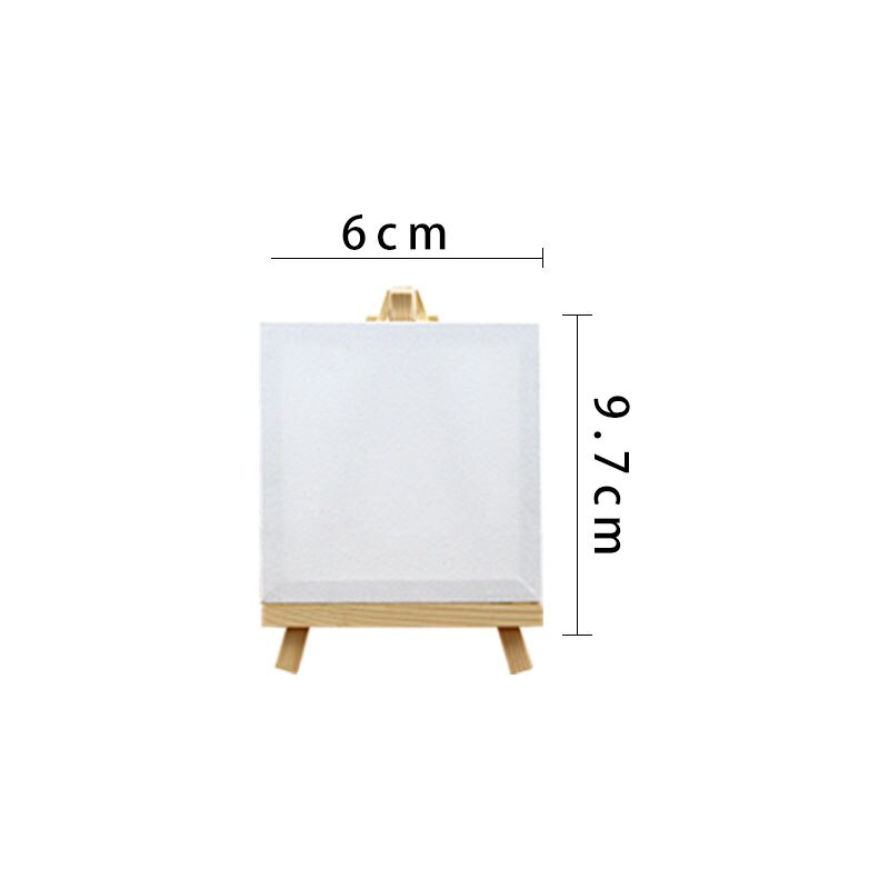 Mini lomme lille træ staffeli tegnebord kunstner billed stativ ramme sæt børn kunst skitse staffeli maleri forsyninger håndværk gør-det-selv: -en