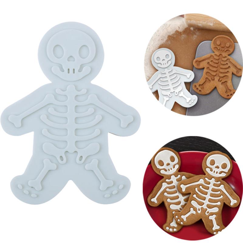 Gingerbread Man Shape Cookie Biscuit Cutter Mold Tools Food Grade DIY Skull Cookie Cutter Biscuit Mold Kitchen Pastry Cake Decor