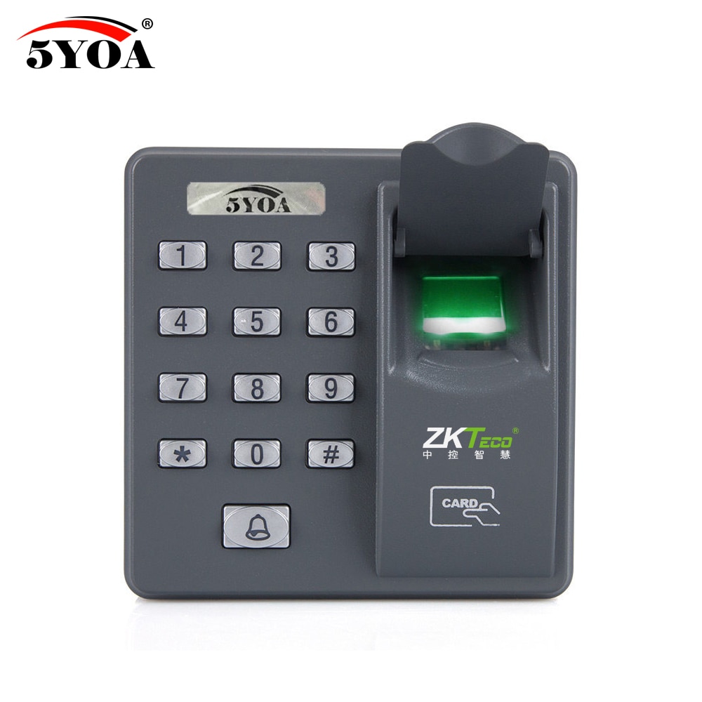 Fingerprint Password Key Lock Access Control Machine Biometric Electronic Door Lock RFID Reader Scanner System Device