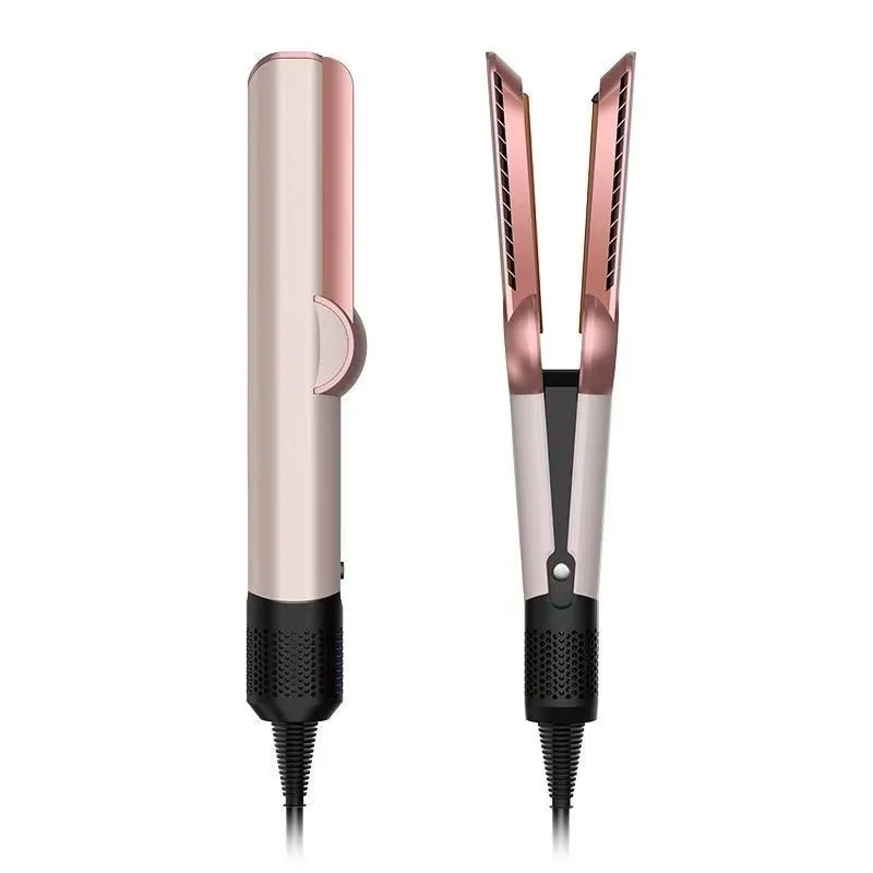 2 in stijltang en föhn voor nat en droog haar met hoge luchtsnelheid 1 snelle opwarming, instelbare temperatuur voor styling. 115. haarkruller.: Goud / Vk