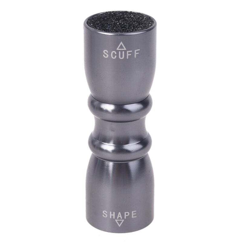 3 en 1 tambour Snooker piscine queue pointe outil Shaper éraflure aérateur billard bâton: Gris clair