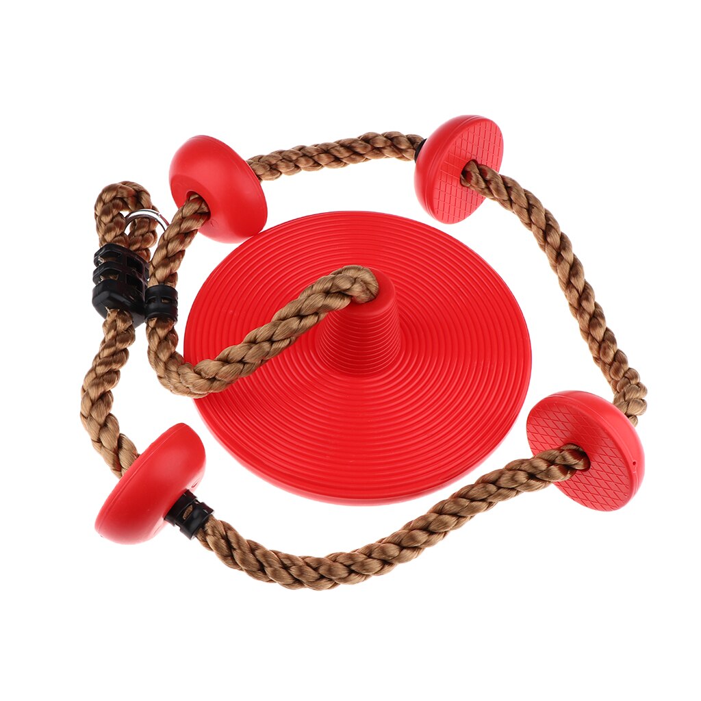 Kinderen Peuters Klimmen Touw Met Seat Rood Voor Boom, Huis Dak, Outdoor Gym Klimrek Kit
