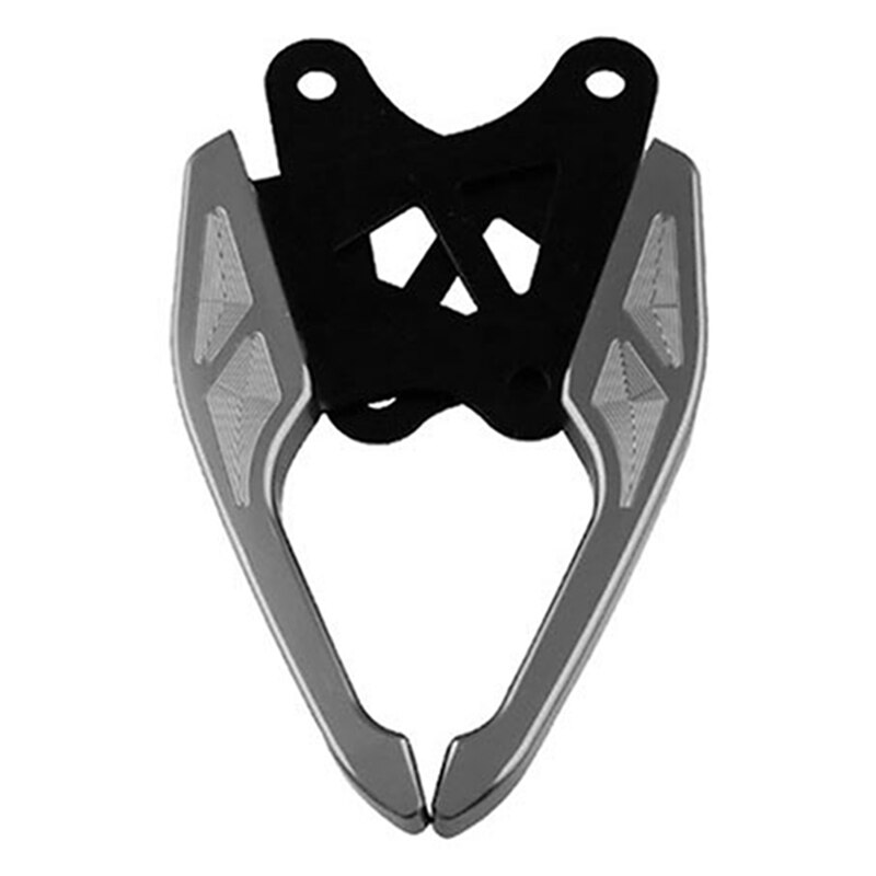CNC Motorcycle Rear Grab Bars Passenger Rail Handle Bar msx 125 M3 13-15 Side Handgrip for Honda Grom Passenger Hand Rail Grip: Gray