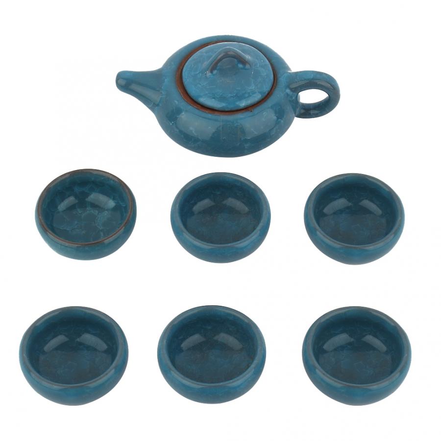 Kung Fu Tea Set Chinese Traditional Style Kung Fu Tea Porcelain Teapot Cup Kit Porcelain Tea Set Suit Chinese Tea Set: Default Title