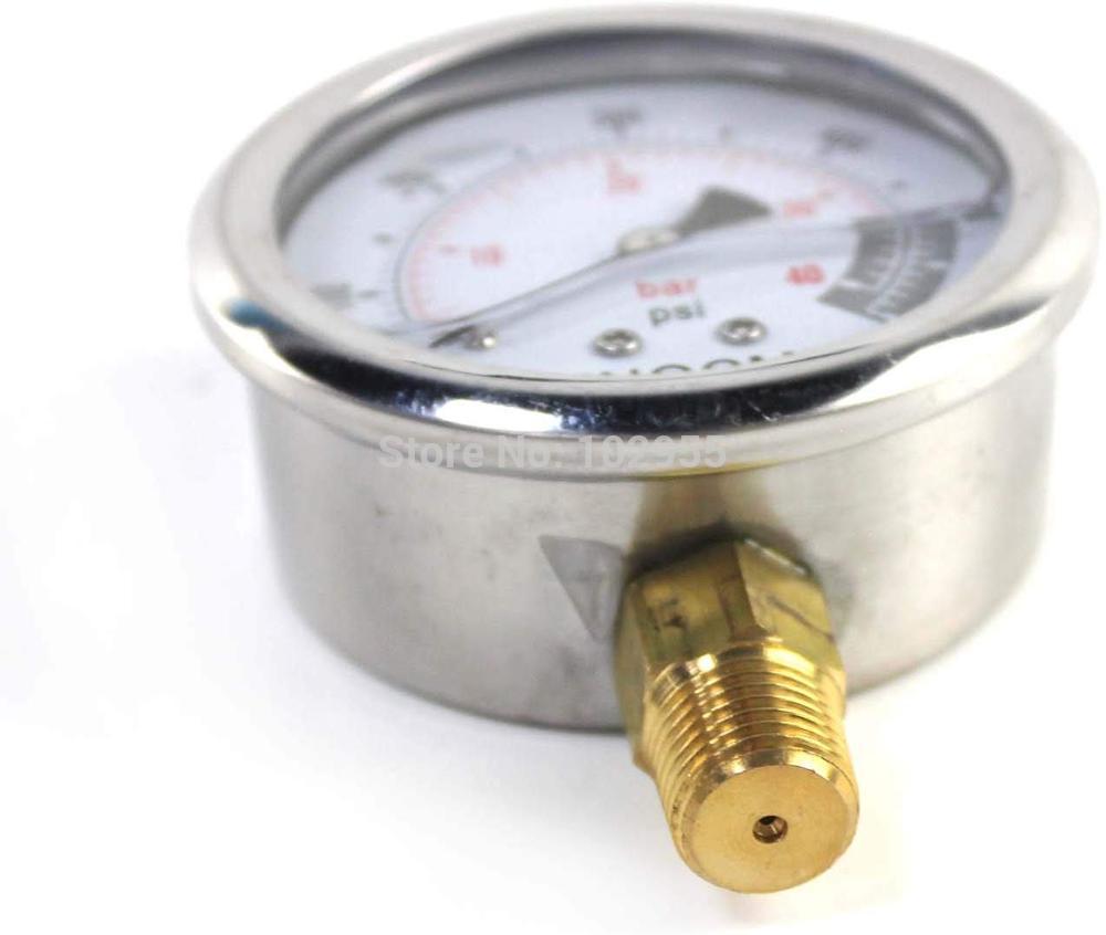 Hydraulic Pressure Gauge 4Mpa/0-40Bar/0-600PSI Economical Multi Purpose ...