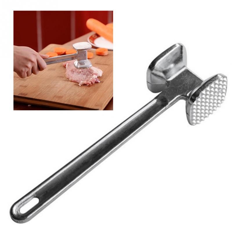 Utensilios de cocina multifunción, martillo de carne de dos lados, tensores sueltos, herramientas portátiles de carne de cerdo, aleación de aluminio, 1 pieza,