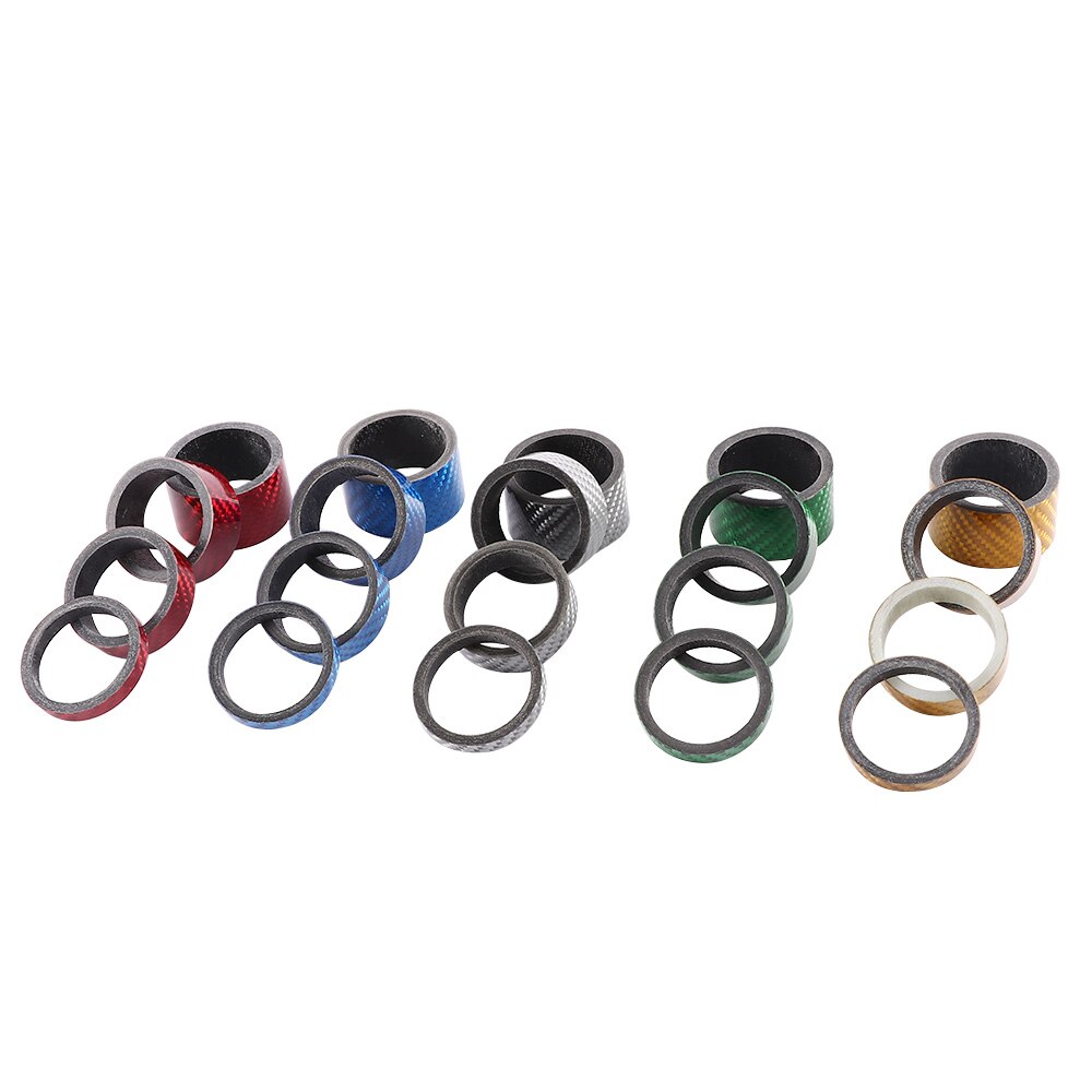 4 stuks mountainbike voorvork fiber fietsonderdelen 5/10/15/20 mm afstandsringen fiets headset ring fiets headset afstandhouder