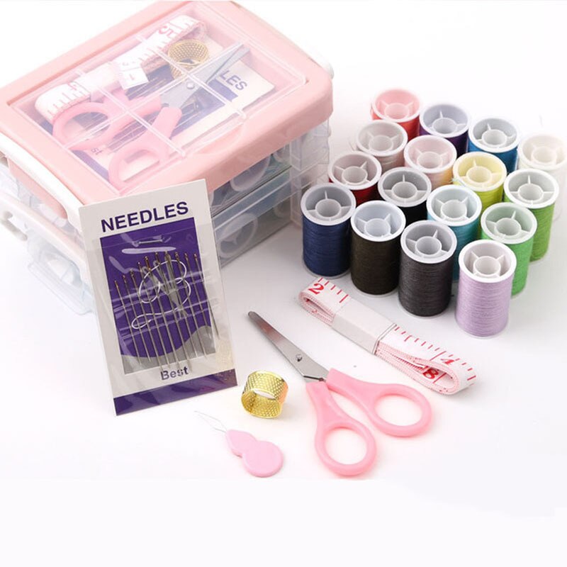 Household sewing box set tool box multifunctional sewing kit sewing thread hand sewing needle storage and finishing box