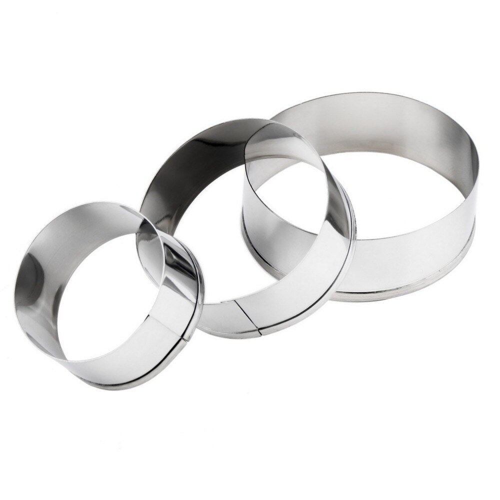 3 Pcs/set Cake Cutter Adjustable Round Stainless S... – Grandado