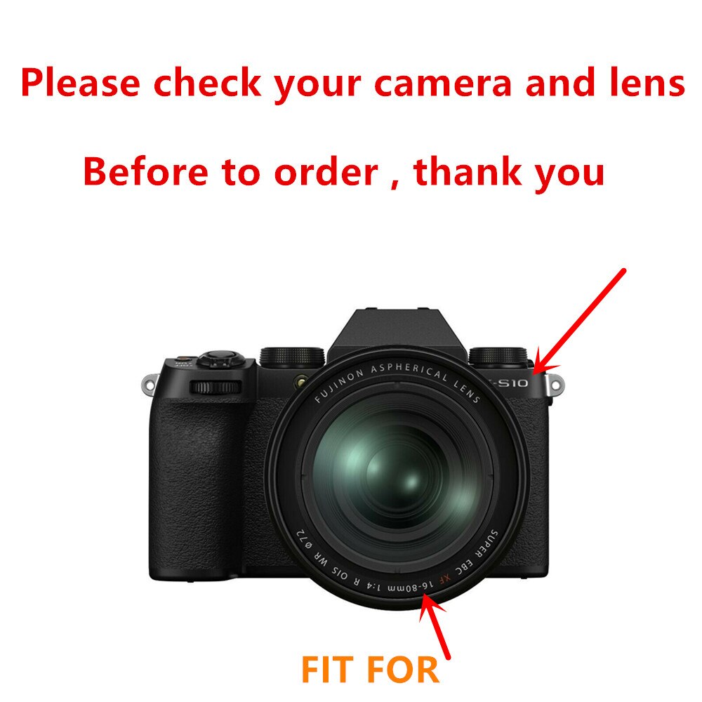 Housse en néoprène souple pour appareil photo Fujifilm X-S10 X-T30 II X-T4 X-T3 XS10 XT4 XT3 XT30, étui intérieur pour objectif XF 16-80mm