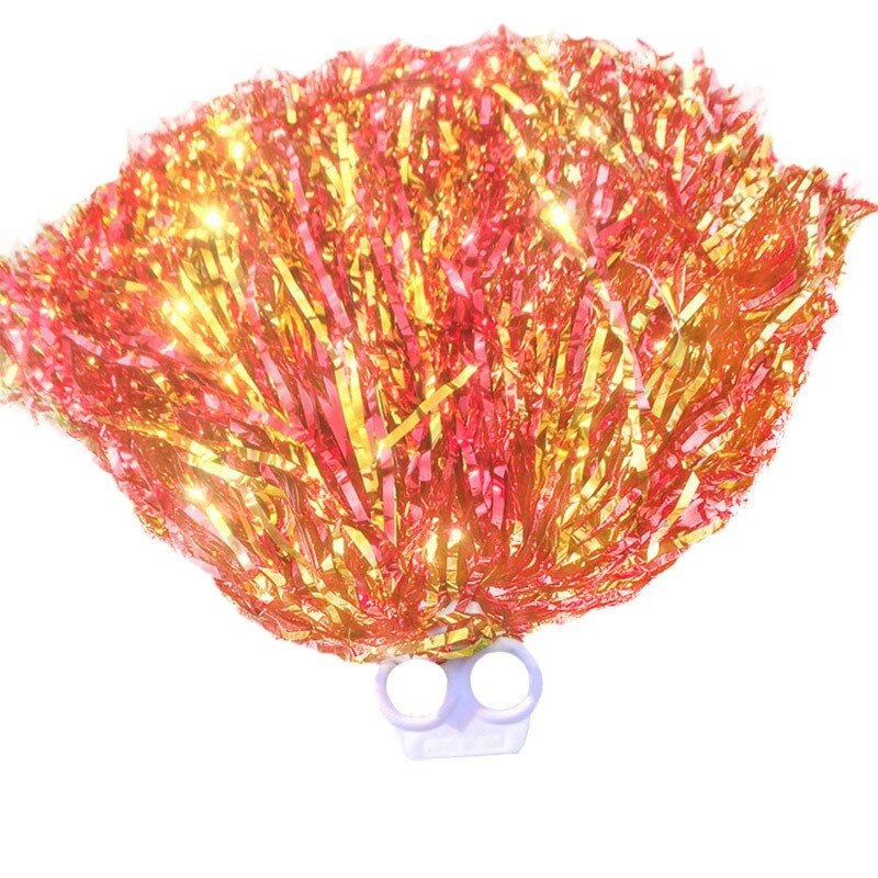 25-30CM Girl Pom Poms Sparkly Filament Hand Flower Cheerleader Holding Pompom Cheerleader Flower Ball Dance Game Cheer Props