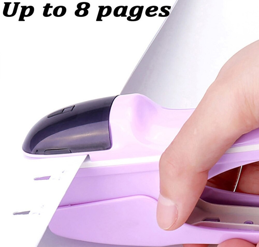 Niet-Nietje Nietmachine Nieten Machine Mini Leuke Boek Stapleless Nietmachine Papier Nieten Nietmachine Gratis Nietje Naaldloze Nietmachine