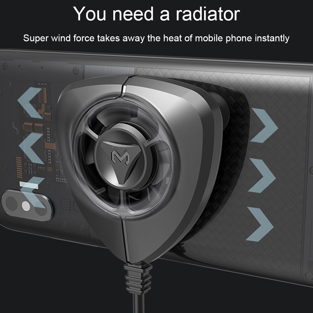 Portable Mobile Phone Cooler Fan Holder Heat Sink For iPhone Samsung Huawei Xiaomi Smartphone Tablet Mobile Phone Radiator