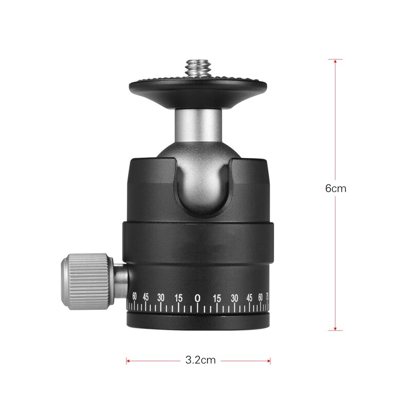 MT-03 Mini Ball Head Dslr Ildc Camera Statief Monopod Mount Quick Release Balhoofd Fotograferen Accessoires
