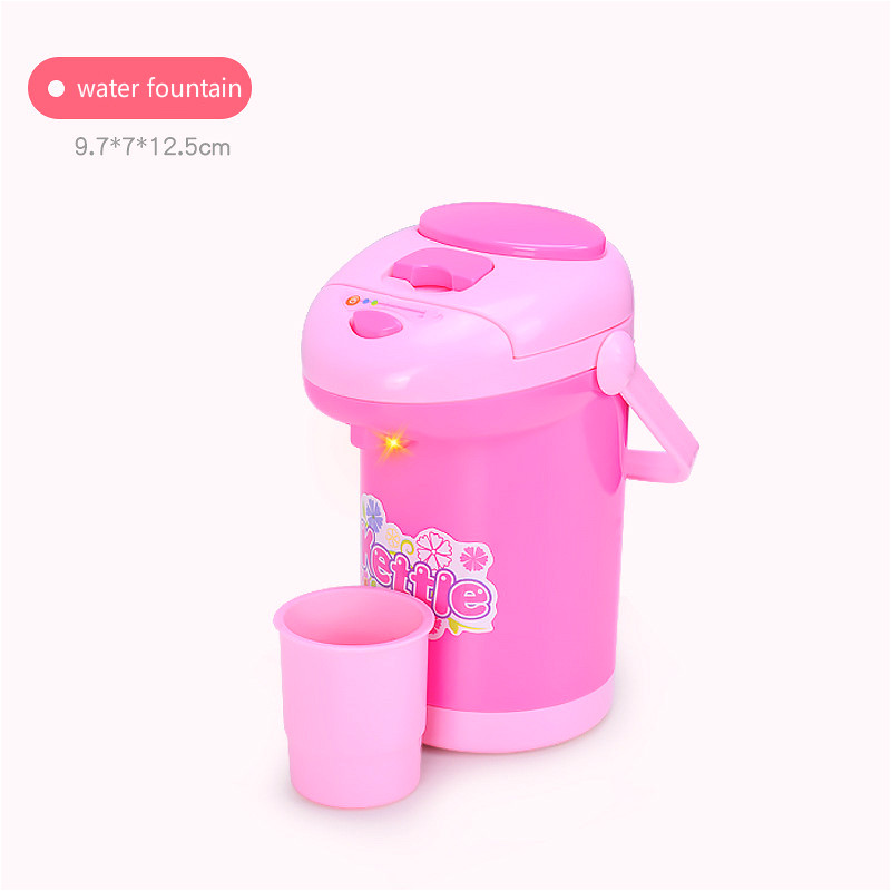 Children's mini Educational Kitchen Toys Pink Household Appliances Children Play Kitchen For Kids Girls Toy: 12 No Box