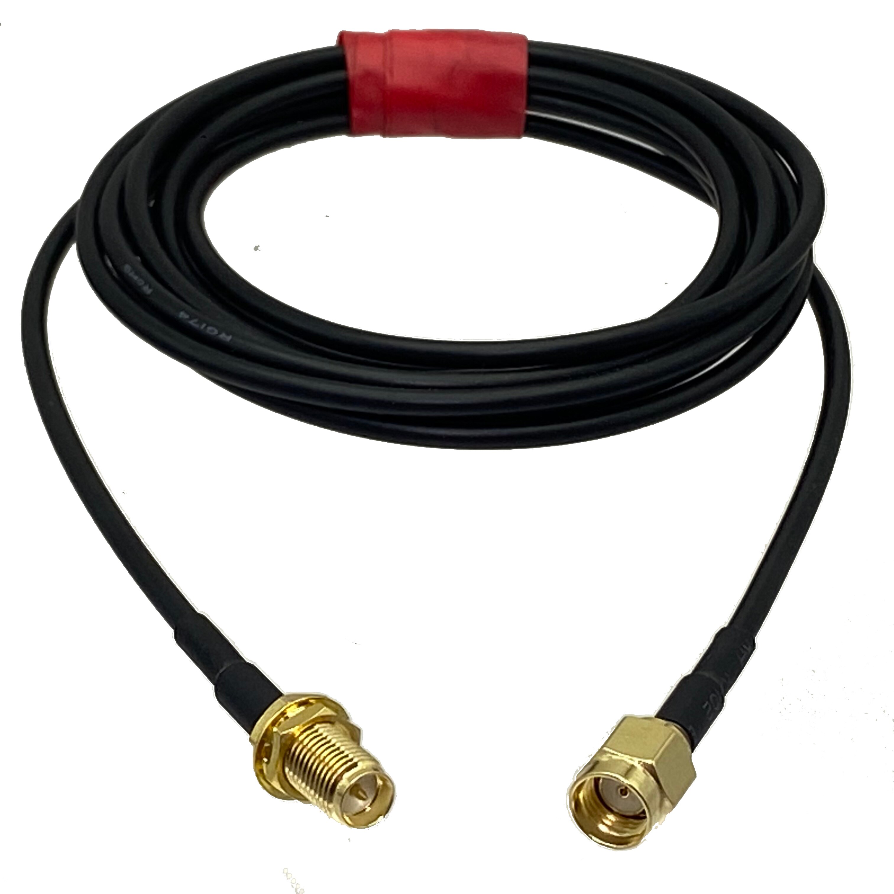 6 Inch RG174 BNC MALE ANGLE To SO239 UHF Female...